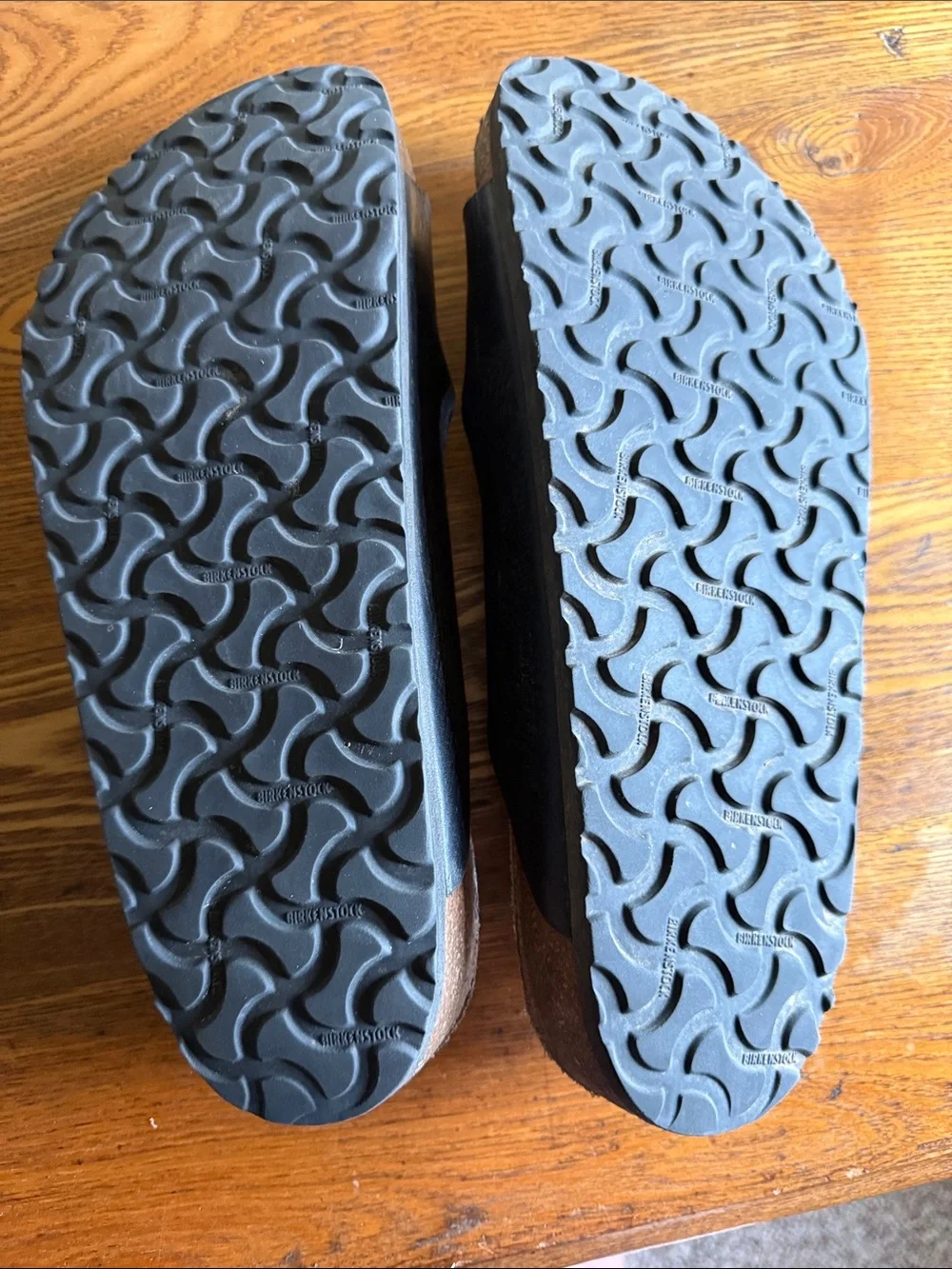 Birkenstock Arizona Men's Double-Buckle Slide Sandals in Black